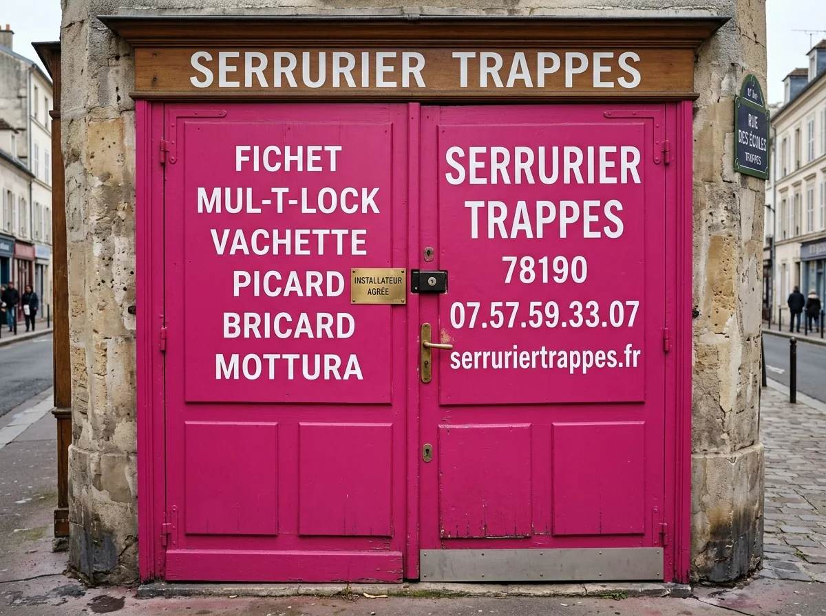 Installateur agréé · double-porte propre, marques expliquées dessous