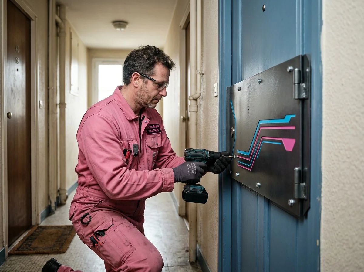 Blindage de porte à Trappes